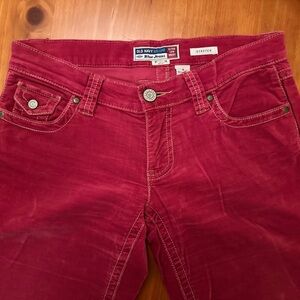 Old Navy Women's Vibrant Red Pants Ultra Low Waist